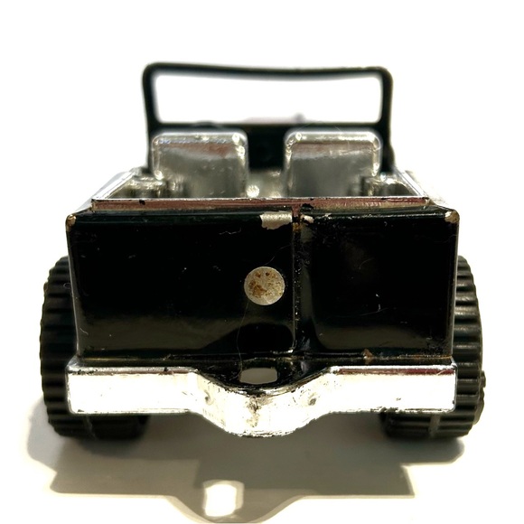 Vintage 1979 Tonka Jeep Truck Toy Car Black Silver Blue Red Yellow Stripes Buggy - Picture 7 of 12